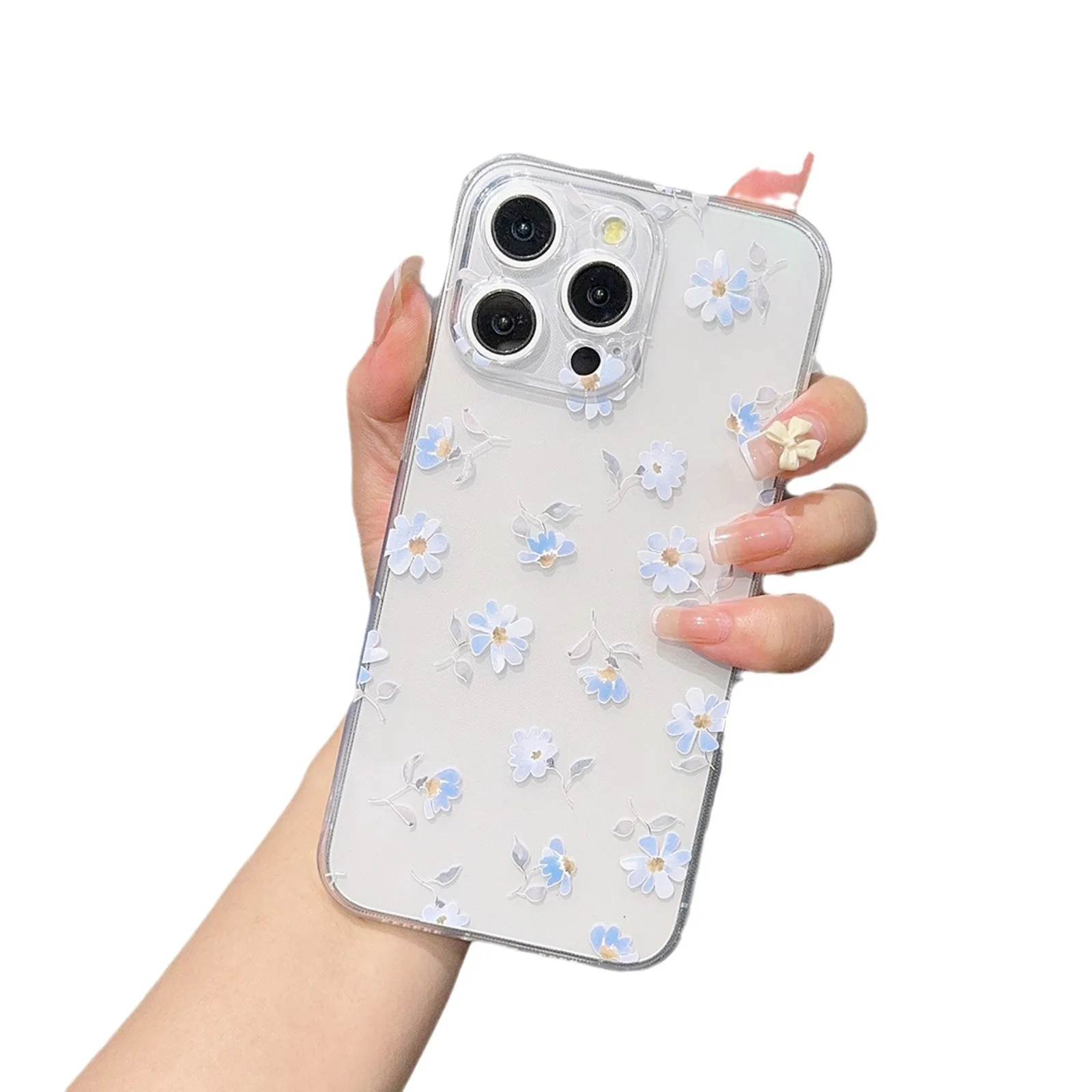 Funda de teléfono clara Laudtec LX463 con resistencia a caídas, resistente al desgaste, cómoda al tacto, no se vuelve amarilla para iPhone 16 15 14 promax  