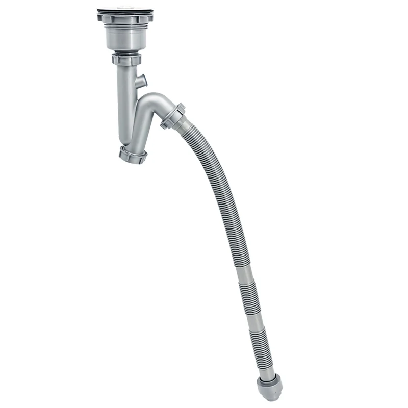 product factory production modern space saving insect and odor proof kitchen sink drainer pipe drainage siphon-2
