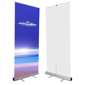 Customized Products Portable Retractable Pull up Banner Display Rollup Stand Advertising Roll-up Display Stand Roll-up Banner