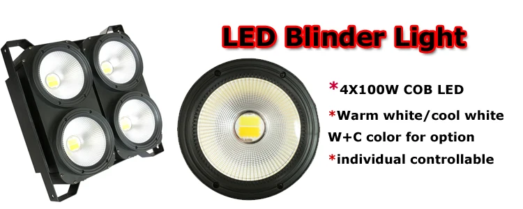 Stage Light Dmx 400w Two 2 Eye Four 4 Eye Led Matrix Cob Dmx Blinders ...