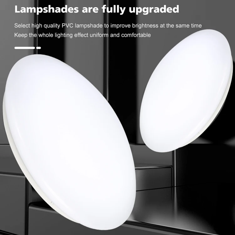 Newest Motion Sensor LED Ceiling Lights Ceiling Lamp PVC White 20 Contemporary 80 Round 70 Modern Ceiling Design 2 Years 20000