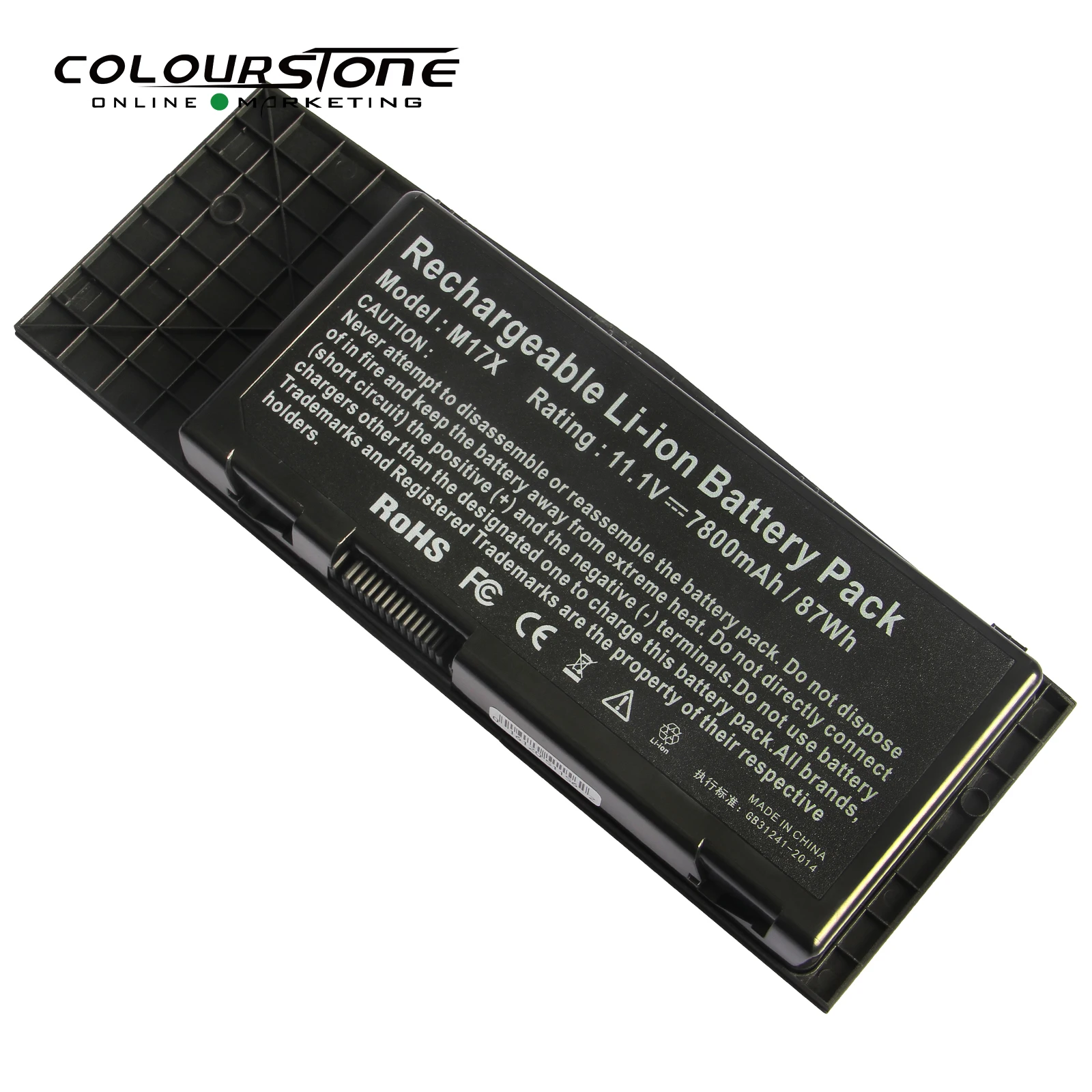 Replacement 7800mAh 11.1V Laptop Battery for M17X Compatible with 0C852J 0F310J C852J F310J Notebook Digital Stock Available