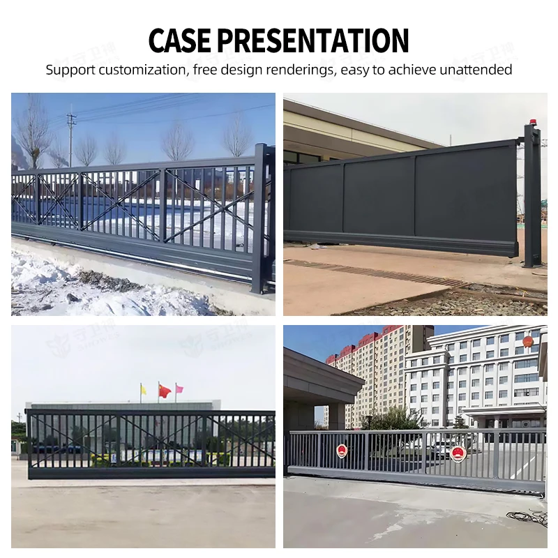 Sliding Simple Gate Design Telescopic Sliding Gate Electric Supply Heavy Duty Industrial Sliding Gate