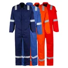 Factory Supply Navy Blue Construction Mechanic Work Reflective Workwear Coverall