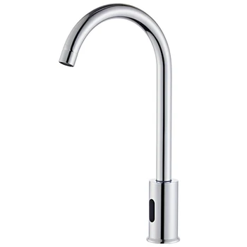 Automatic Hands Touch Free Sensor Faucet Basin Tap Bathroom Kitchen Faucet with AA Battery Tap Faucets