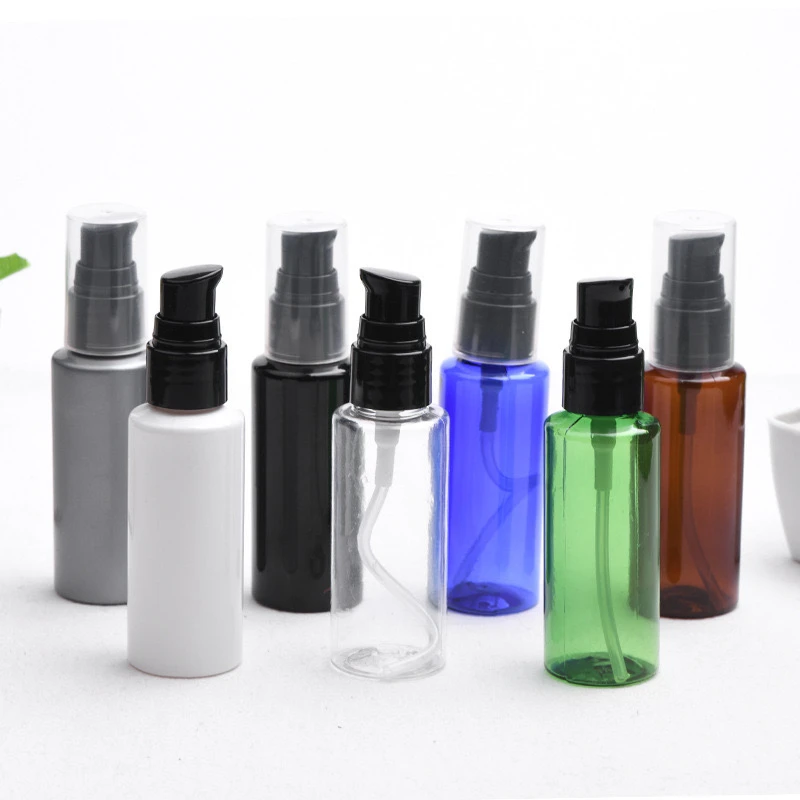Factory Custom Small Capacity PET Plastic Bottle Fine Mist Spray Bottle Cosmetics Essential Oil Spray Bottle