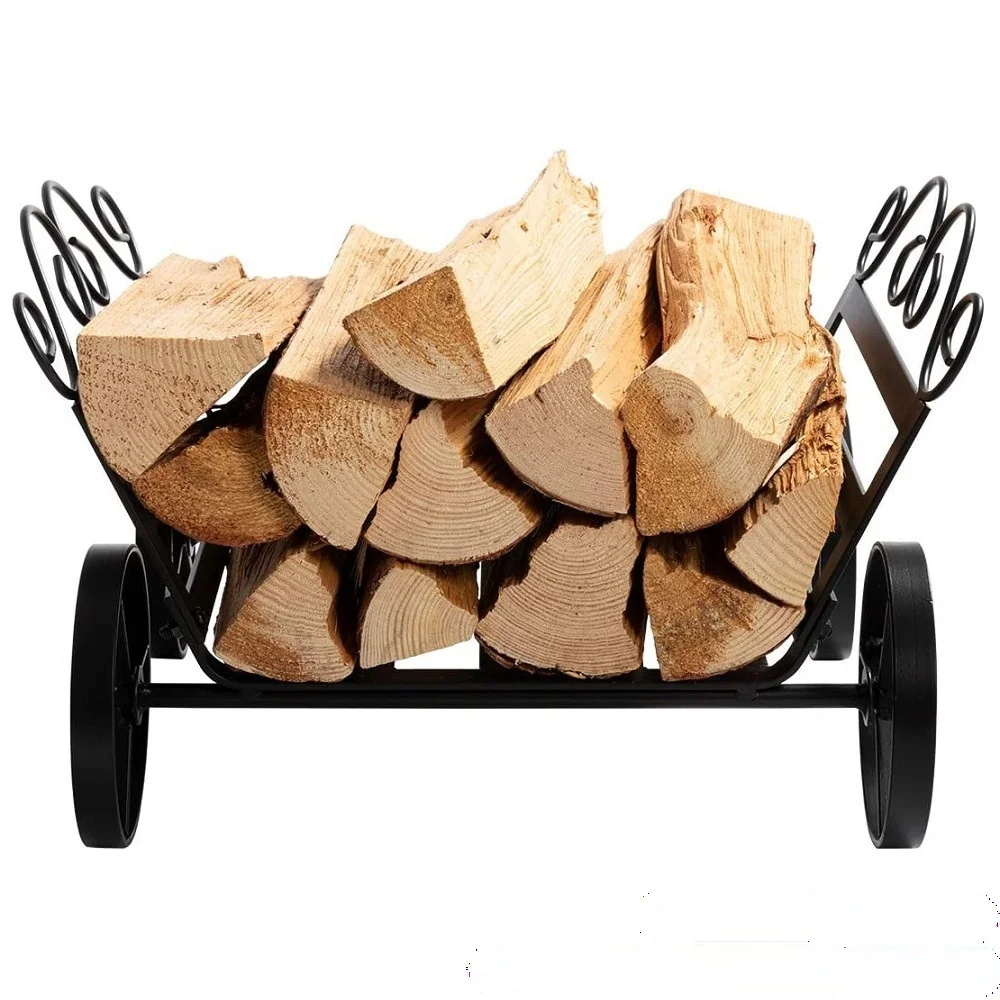 Large Capacity Firewood Rack Wood Stacking Storage Rack High Durability ...