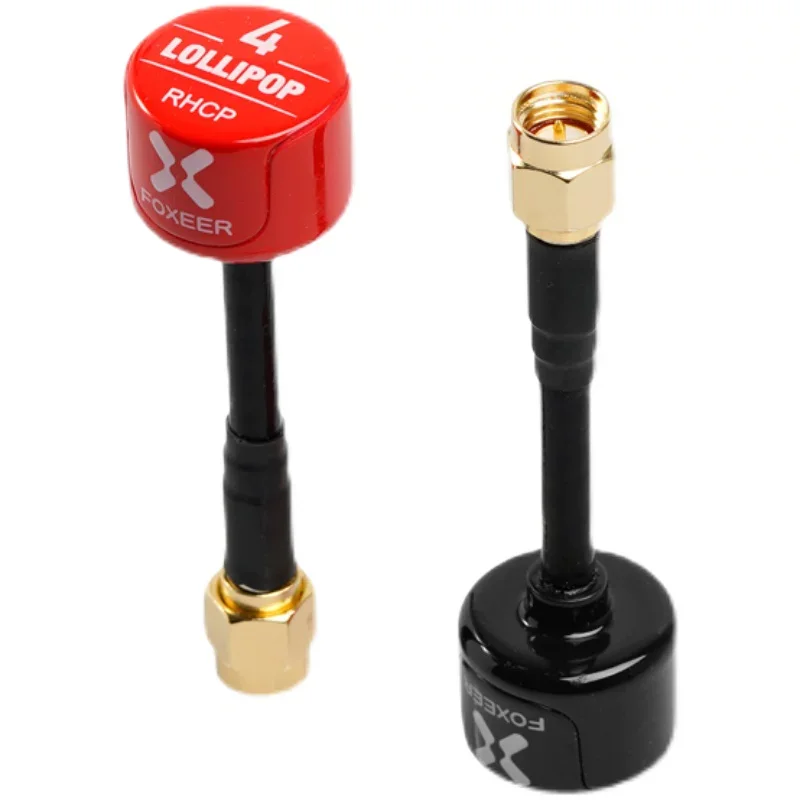 Super Mini 5.8G 2.5dBi SMA Male to Female & RP-SMA Male FPV Antenna Lollipop V4 Design for RC Drones & FPV Racing for FOXEER 0