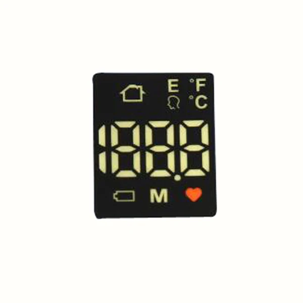 Custom 7 Segment Large Led Display with Temperature Battery Icon