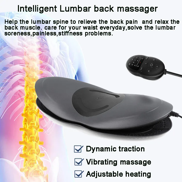 back massager vibrating Back Massager New Electric Portable Lower Back Pain Vibration Body Massager  Waist Massage Machine