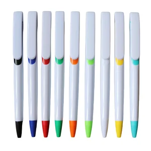 Promotional  Personalized Logo Cheap Plastic Ball Pen Pens With Custom Logo