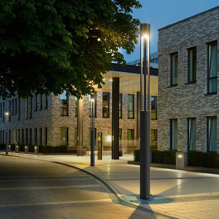 High Power 1M 2M 3M 4M Garden Post Lamp 20W 30W 50W LED Bollard Light