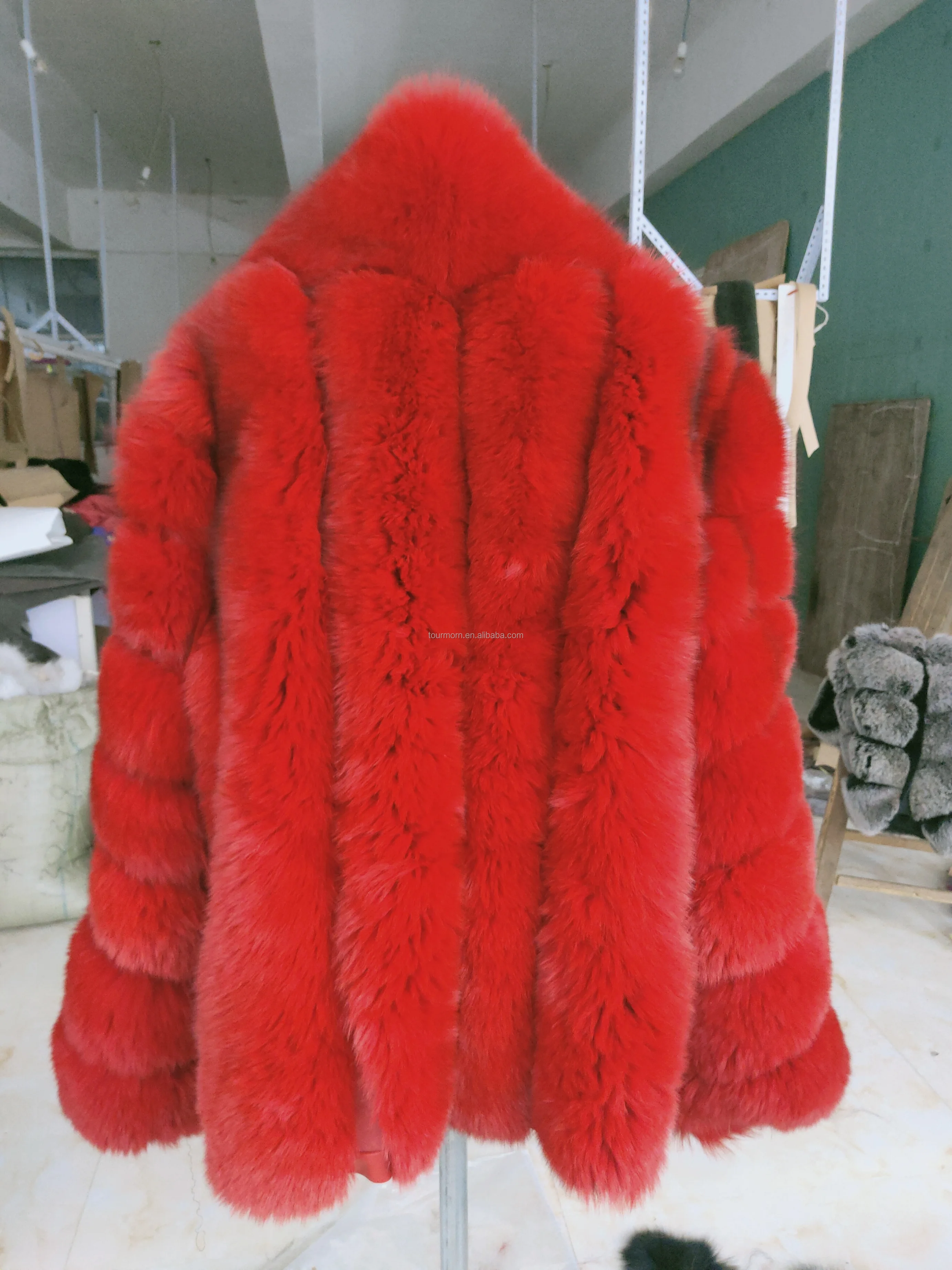telefon kulhydrat dominere Wholesale custom bright red real fox fur coat plus size for men big size  fox fur jacket From m.alibaba.com