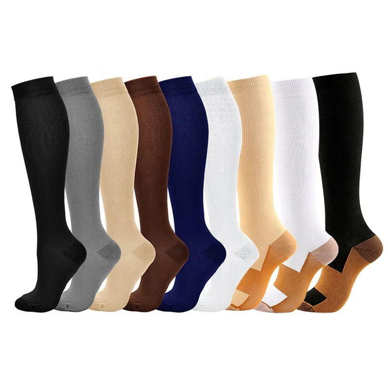 copper compression sock medical grade maternity compression socks long compression sock