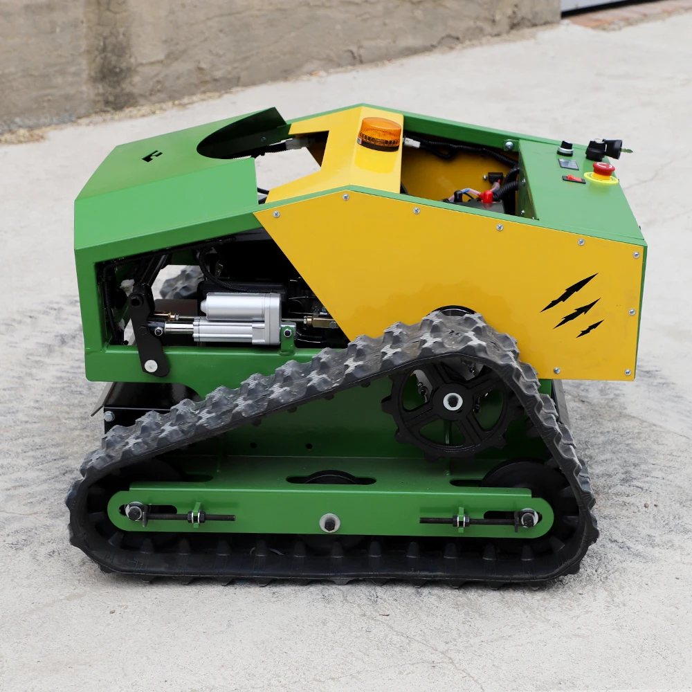 Multi Functional Gasoline Automatic Remote Control Slop Lawn Mower Robot Weeding Machine