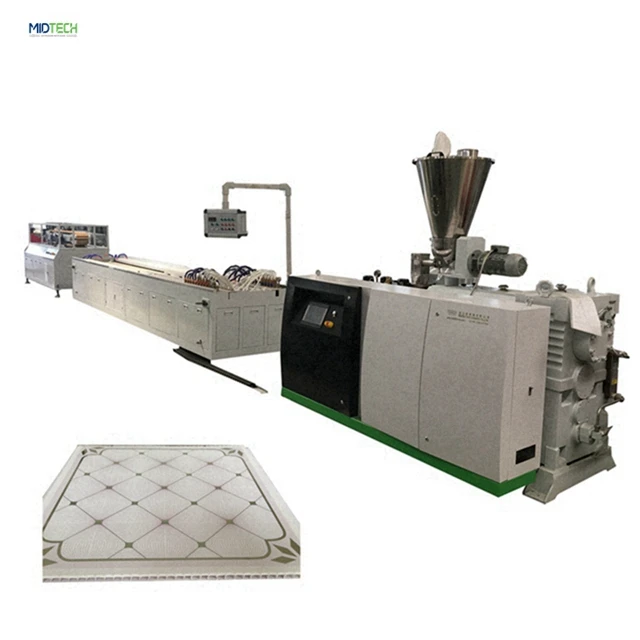 Produktionslinie für Kunststoff-PVC-Profilextrusionsmaschinen für Decken- und Wandpaneele