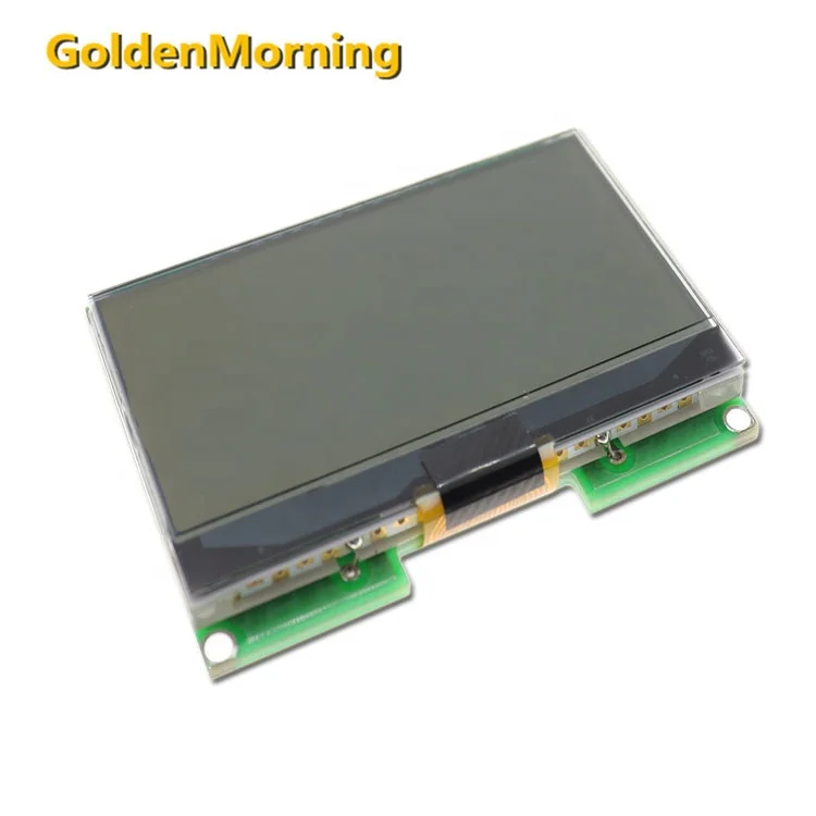 12864 lcd module black words on gray background with 128x64 resolution ST7565R IC