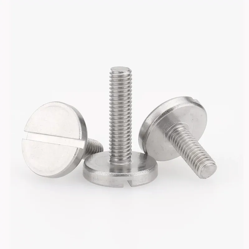 Viti A Testa Piatta Grande Scanalate In Acciaio Inox 304 M2 M3 M4 M5 M6