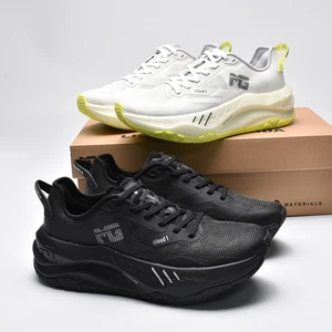 European American Style Unisex Couple Wide Fit Running Lace-Up Breathable Mesh Lightweight Non-Slip Arch Support Fashion Trend