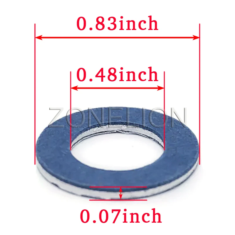 90430-12031 9043012301 Oil Drain Plug Gasket Crush Washer Seals for Toyota Camry Prius Tundra Sienna Highlander Avalon Corolla