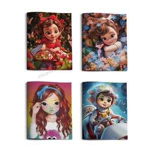 Factory Price A5 80 Page Single Line Exercise Book Printed Softcover School Wholesale 100 Sheets Inner Pages Promotion Angola