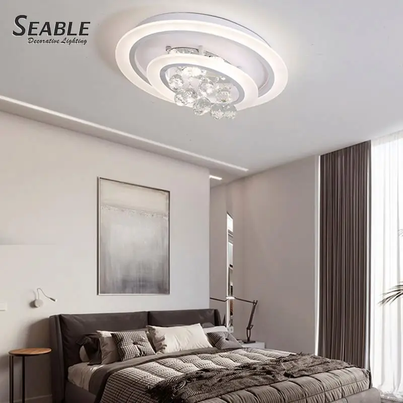 Excellent Seable Lighting Creative Design Led Ceiling Light Lamp Acrylic Lampshade Ceiling Light
