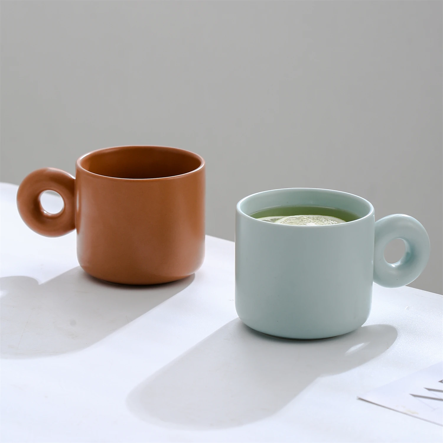  customized ceramic matte glazed mug-63