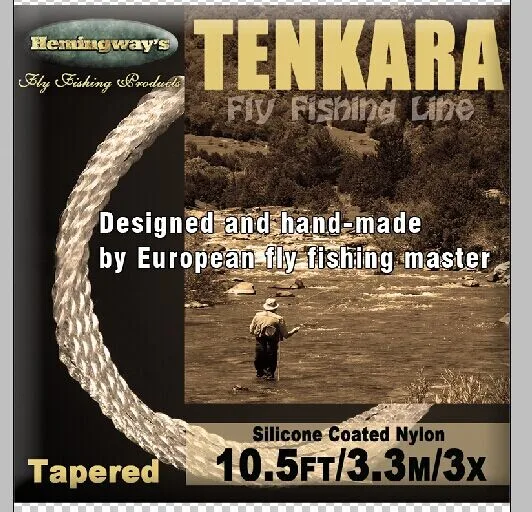 Hemingway's Tapered Hand Woven Furled leader-Tenkara