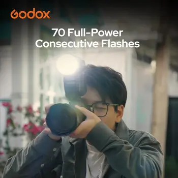 GODOX V100C Flash 100Ws Round Head Touch Screen Flash, Built-in Lithium Battery, for Sony ,Canon,Nikon,FUJIFILM Camera. detail image