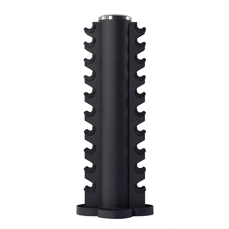 TELLUS  Custom 10 Set Pair Hex Dumbbell Storage Rack Stand Vertical Dumbell Rack