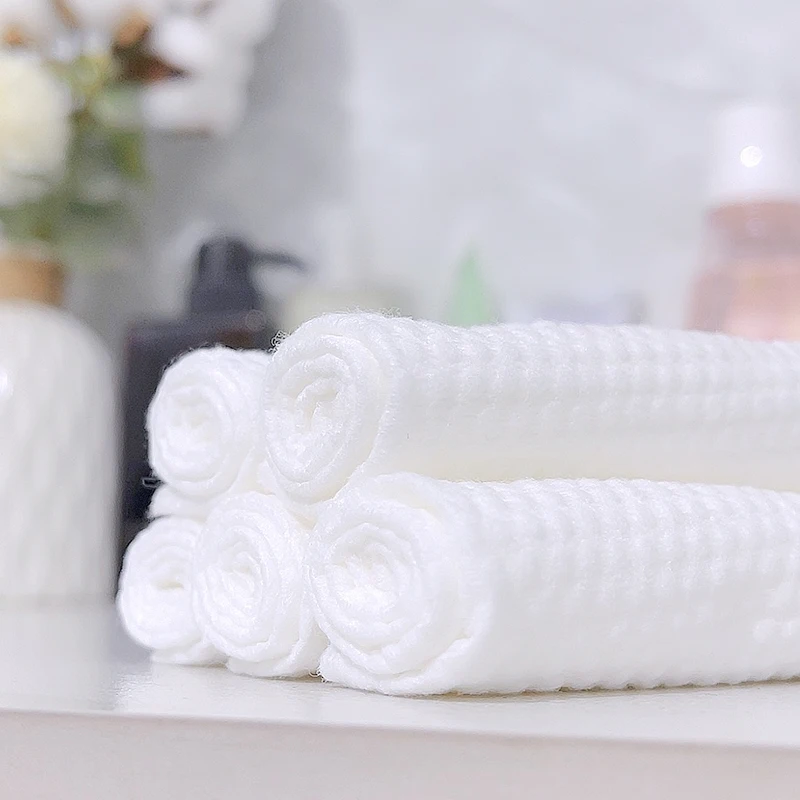 Free Sample Manufacturer Viscose Polyester baby wet Tissue Wipes Raw Material Spunlace Non-woven Fabric full Cross nonwoven roll