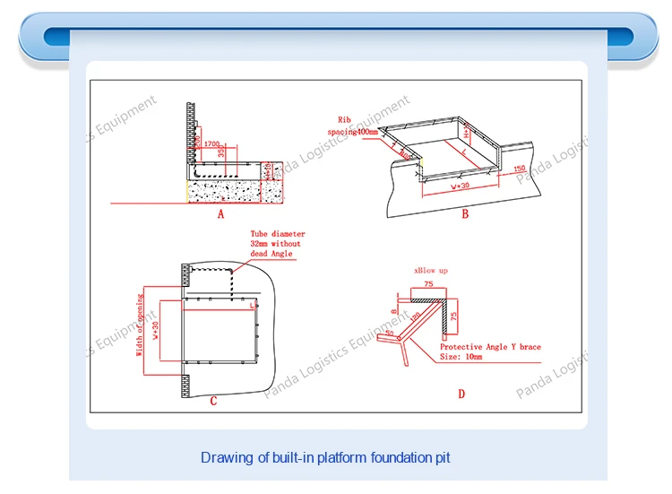 Loading Dock Ramp Dimensions Versatile Electric Loading Dock Leveler Manufacturer Hydraulic Dock ...