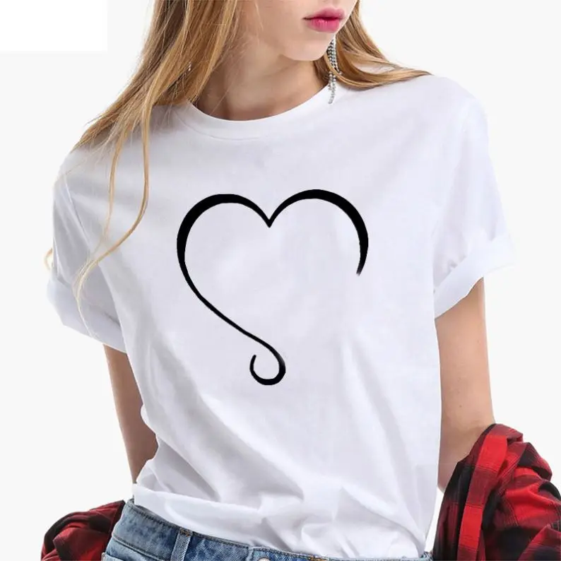 Casual O-neck Human Made T-shirts Men Women 1:1 Short Sleeve Heart Letter  Print Logo Top Tees - T-shirts - AliExpress