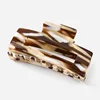 Marble Coffee Hair Claw Clip