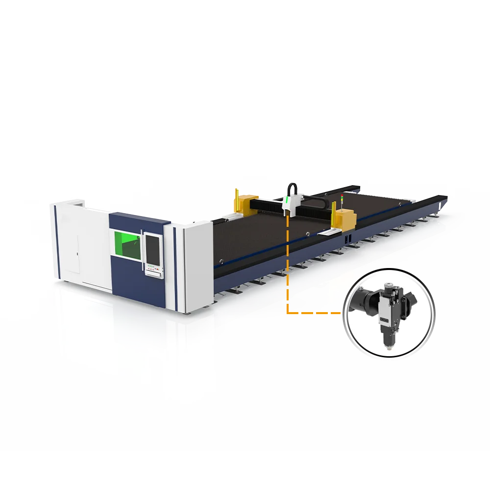 12m Largeformat Gantry Fiber Laser Cutting Machine For Thick Metal