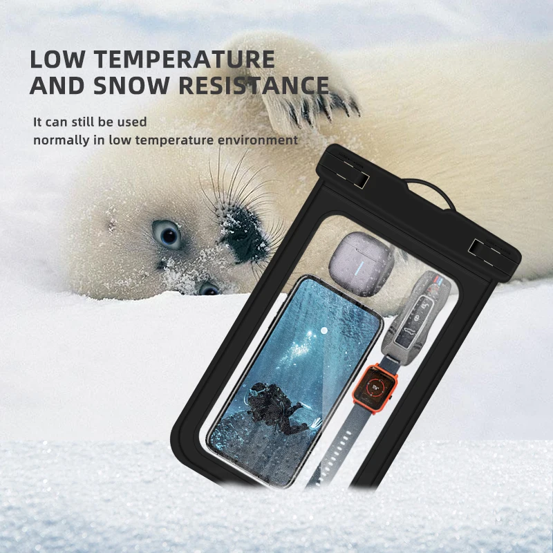 Waterproof Cell Phone Bags Dry Travelling Custom Cellphone Pouch Outdoor Mobile Phone Plastic