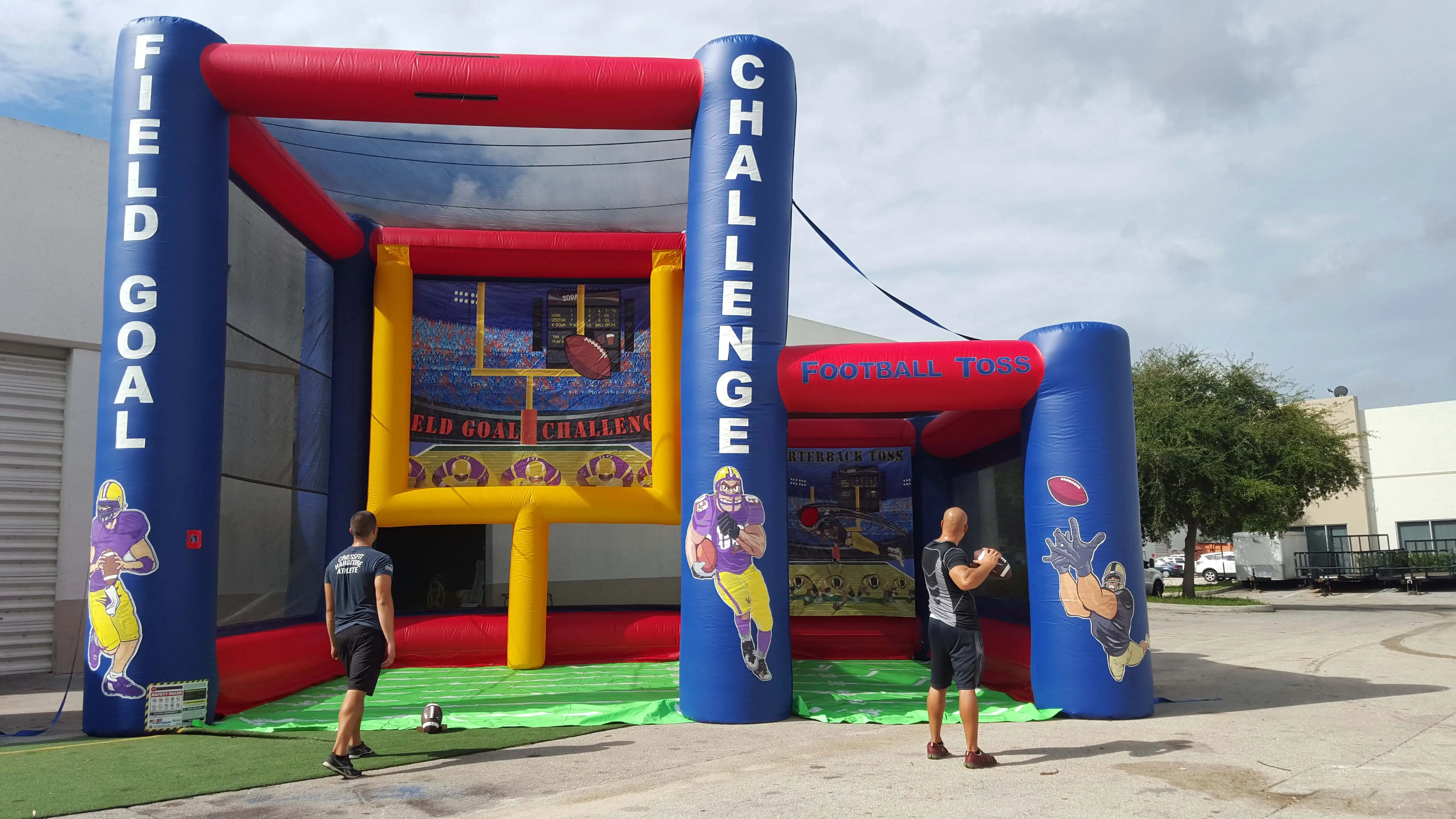 Inflatable Football Dual Kick / Toss 