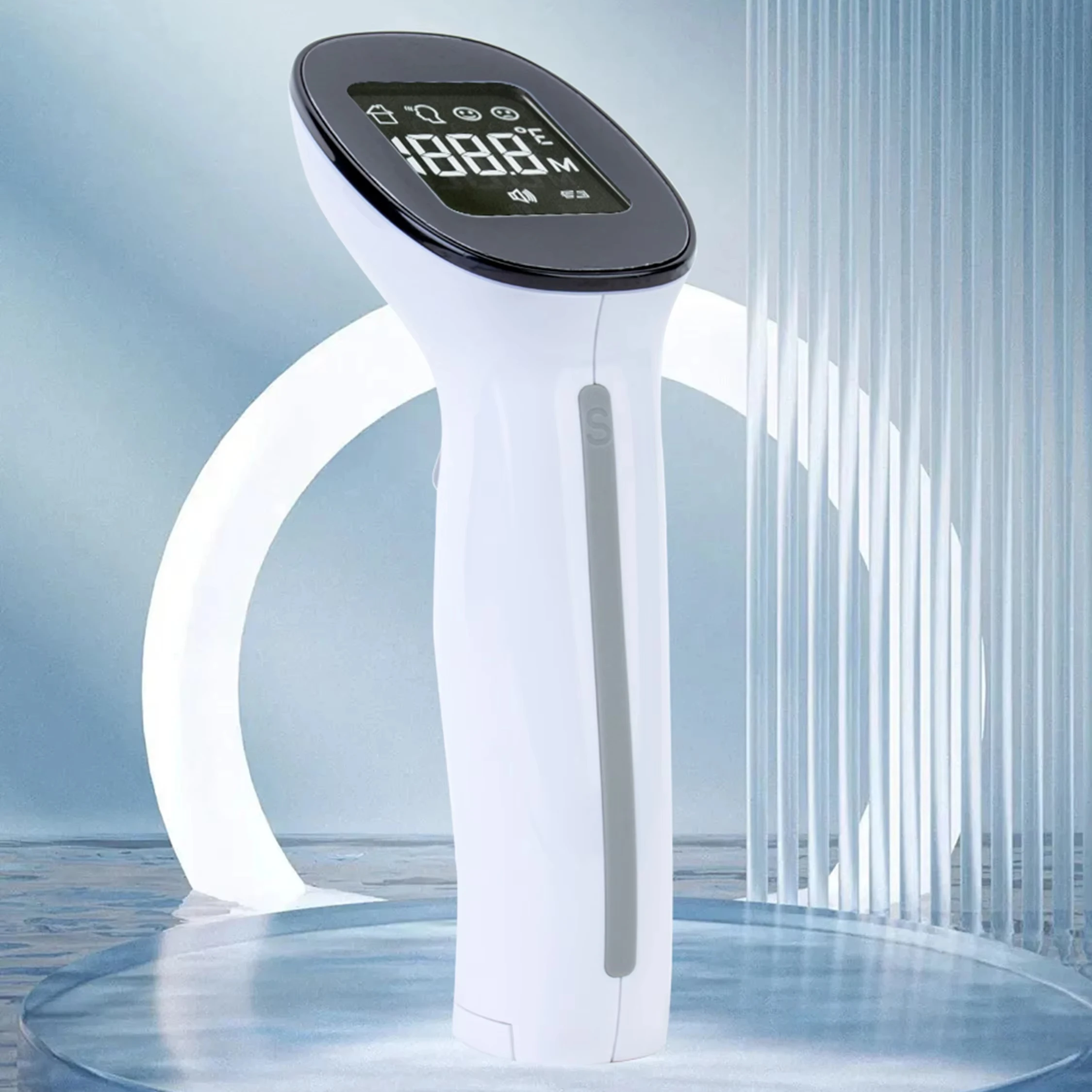 High Definition Digital Baby Infrared Forehead Thermometer with Infrared Thermometer Non-Contact Electric Power Plastic Material