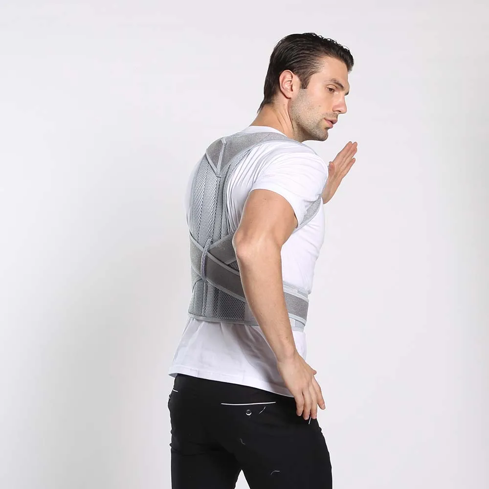 Hot Selling Back Brace Support with Armpit Pads Adjustable Posture Corrector Posture Correction Belt  for Women Man