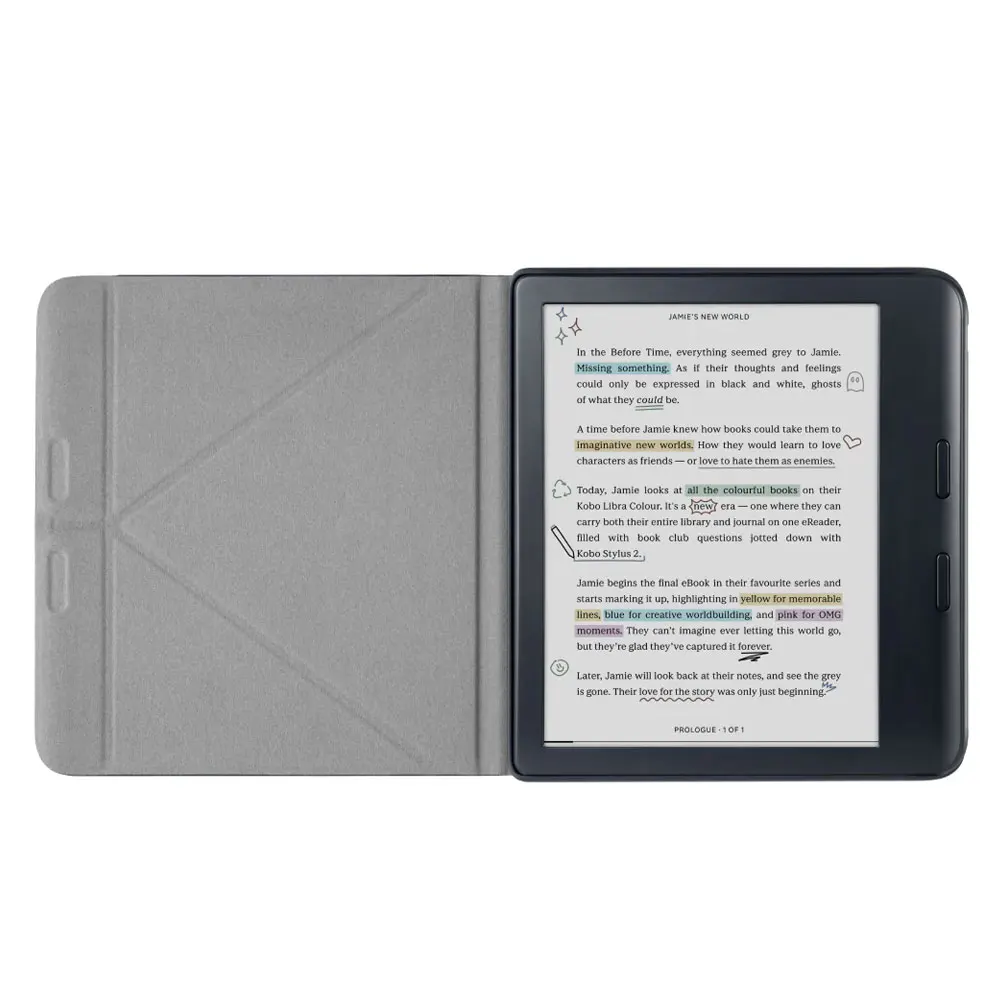 Foldable Leather Case For Kobo Libra Clara Colour Elipsa 2E 2 Hd Sage 7 Inch E Reader Ebook Tablet Ereader Pbk156 Laudtec manufacture
