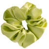 Coletero de seda verde oliva de 4 cm
