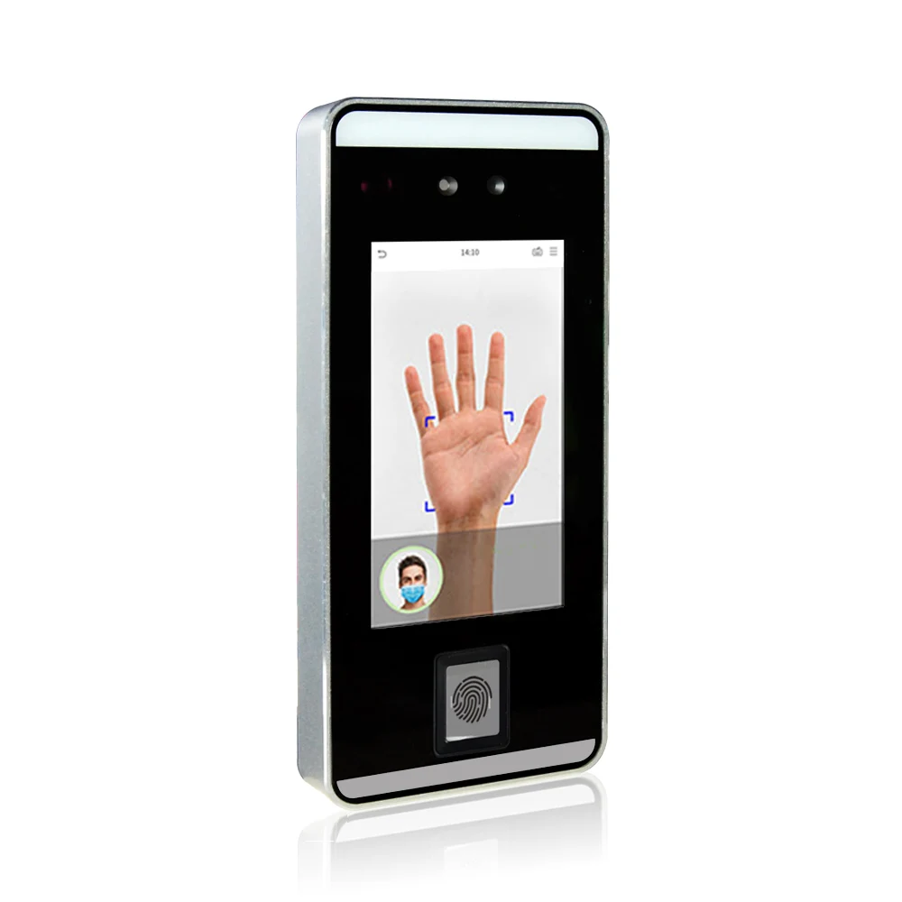 5 Inch Face Recognition with Fingerprint Sensor Palm Reader Zk Access Control