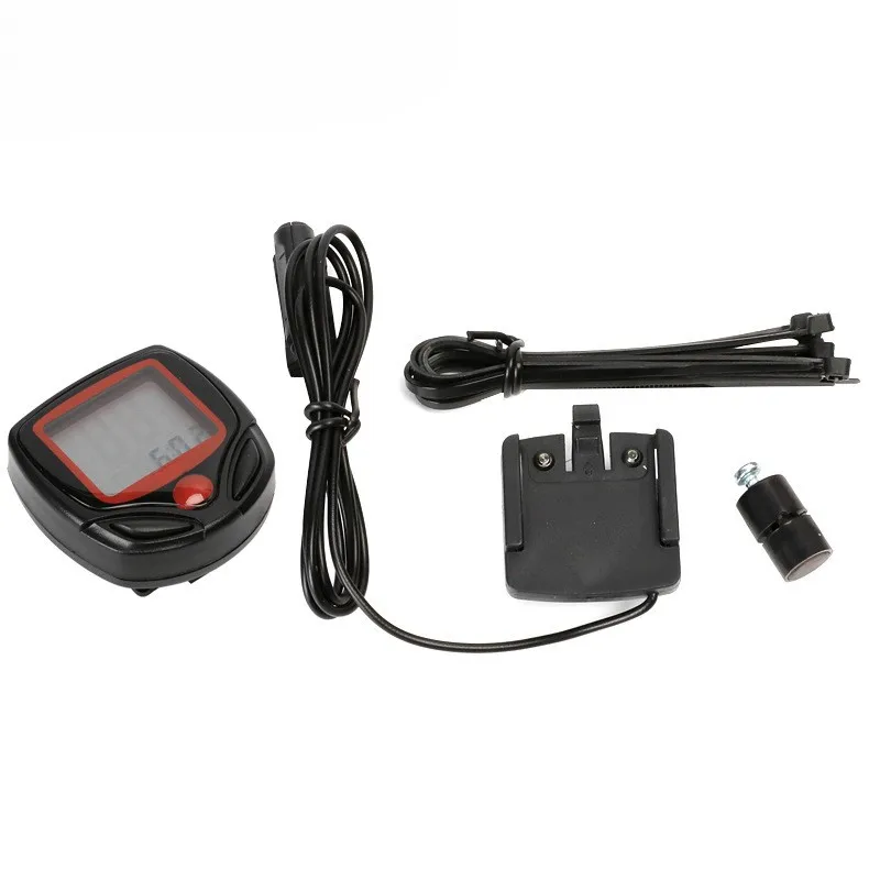 Оптовая продажа хорошее качество проводной велосипедный компьютер портативный одометр датчик скорости секундомер