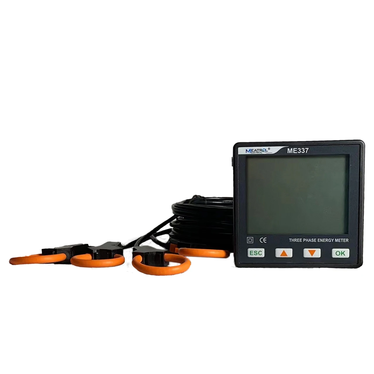 ME337 Smart Digital Power Meter Top Chip Stable Function Panel Mounted Visual Meter Current Voltage 3 Phase RS485 Communication