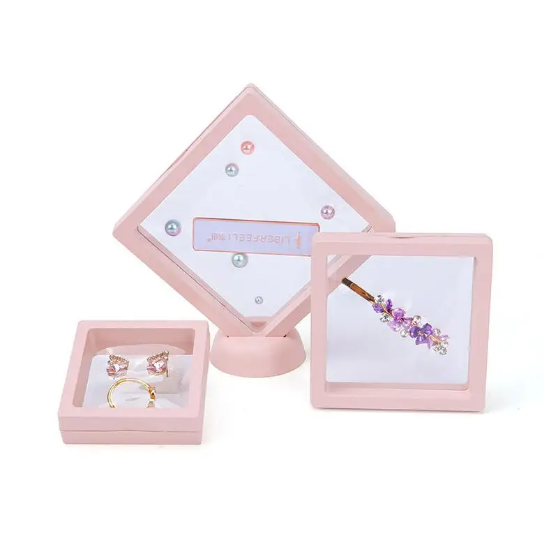 Thin Suspension Frame Display Case 3d Floating Transparent Dustproof