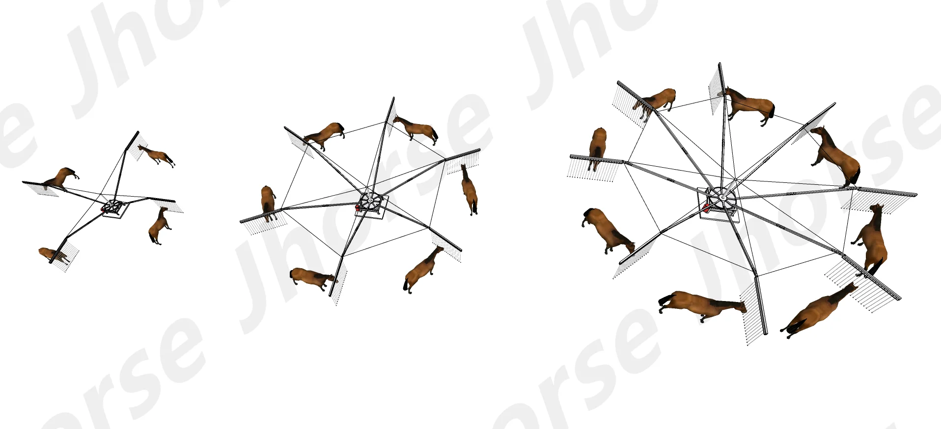 High Quality Horse Walker Motor Control Box For 8 Position For Horse