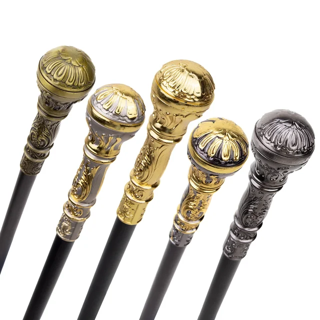 Fashion Walking Cane Man Party Decorative Crutch Men Luxury Walking Stick Elegant Aluminum Alloy Vintage Walking Sticks