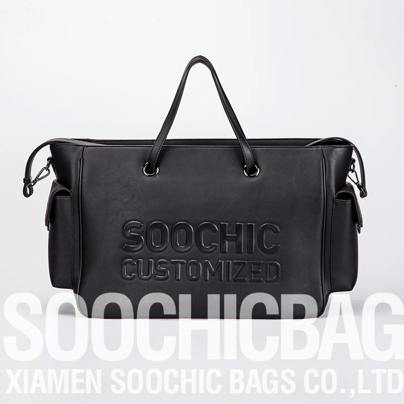 Oem Custom Logo Leather Women Boston Bag Handbags Shoulder Bags In