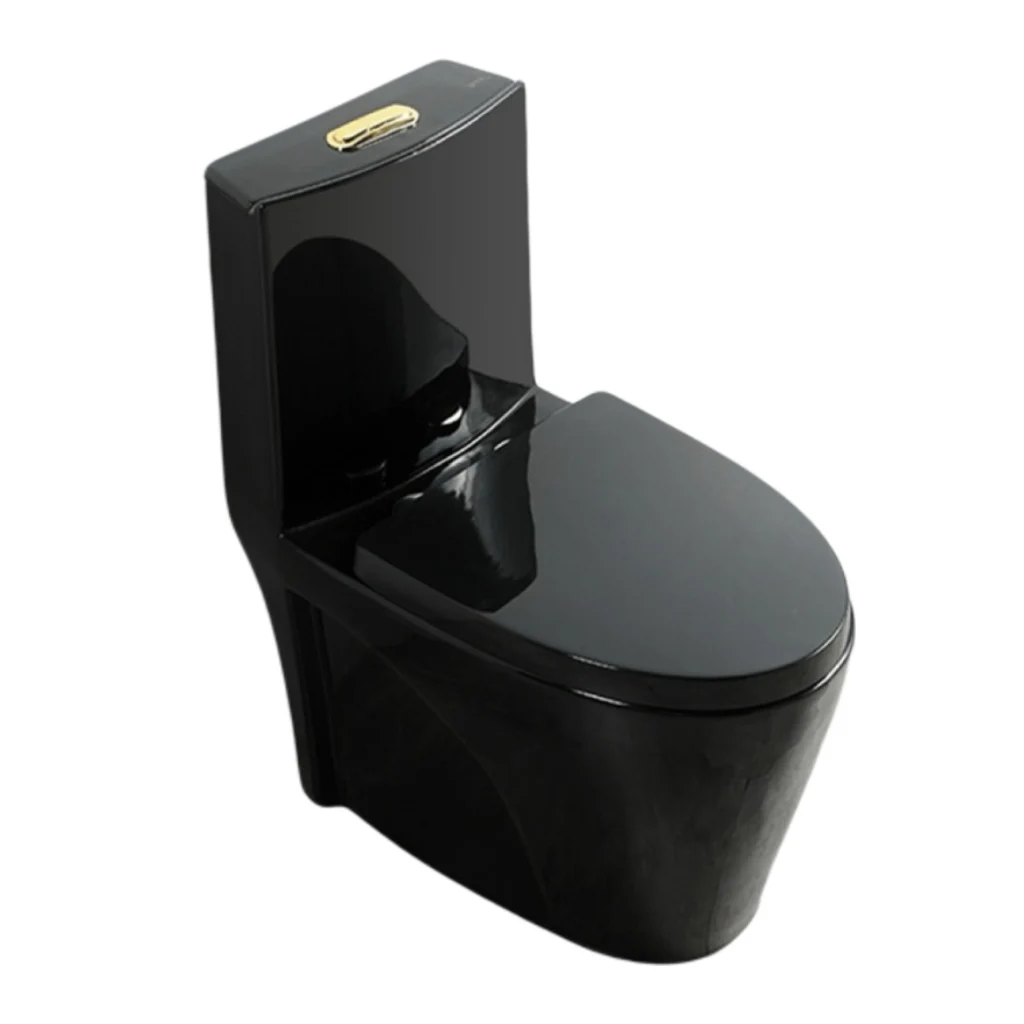 Modern bathroom floor mounted dual flush siphonic modern wc ceramic commode sanitary ware one piece toilet bowl supplier