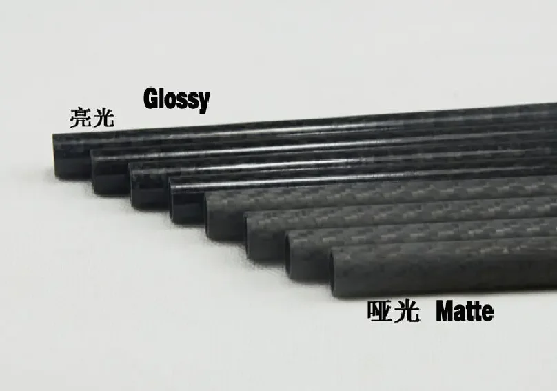 Wholesale Price Matte Gloss Carbon Fiber Tube Japanese Materials Carbon Fiber Round Tube for Drones factory